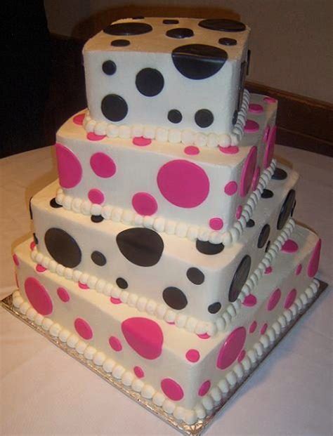 See more ideas about fondant, cupcake cakes, cake decorating tutorials. Hot Pink And Black Wedding Ideas | ... wedding cake with ...