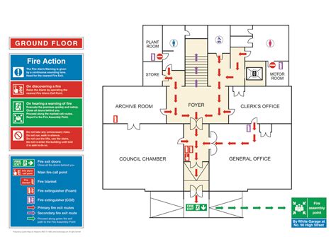 Evacuation Safety Floor Plan For 20 Evacuation Plan Emergency