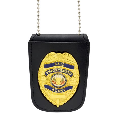Bail Enforcement Agent Neck Badge And Id Carrier Bail Agent Neck