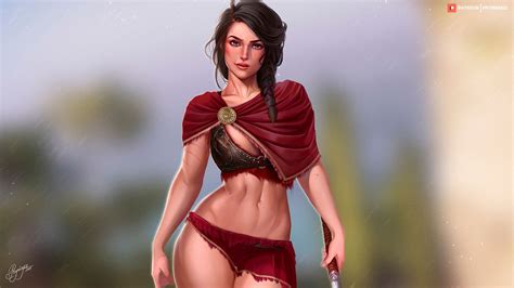 Artstation Kassandra Prywinko Art Assassins Creed Odyssey
