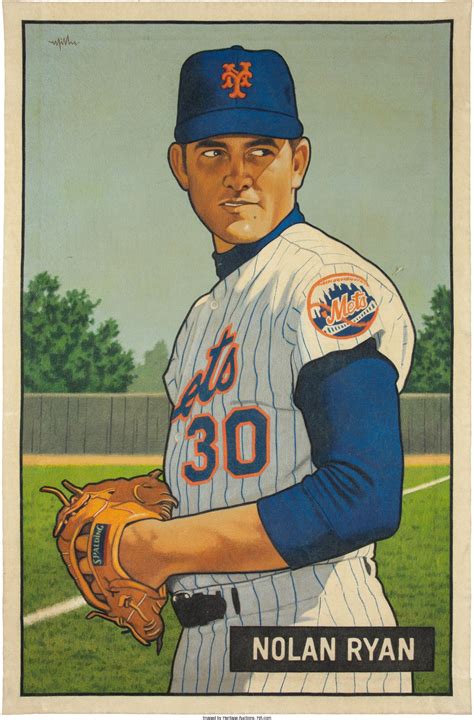 "A Baseball Card That Never Was," Nolan Ryan, NY Mets (1951 Bowman)" by