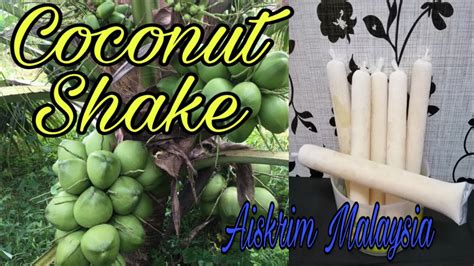 1 sudu kecil esen vanilla. Cara Buat Aiskrim Malaysia Coconut Shake gebu gebas ...