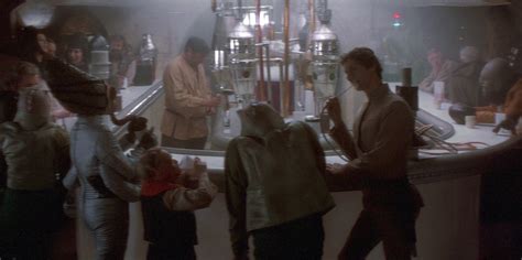 Here are a few samples from the collection, which can be viewed over on the official star wars website. Mos Eisley Cantina | StarWars.com