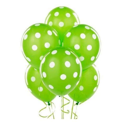 Green Polka Dot Balloon 12 Pic Stationery World