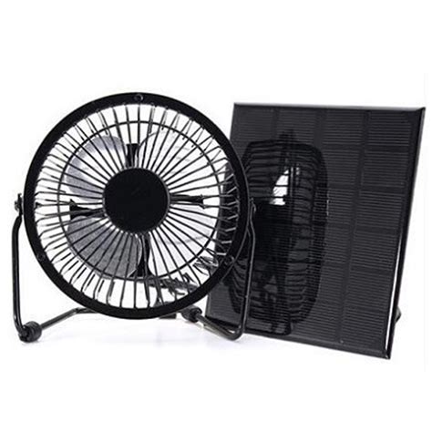 3w 6v Solar Panel Powered Fan Usb Mini Ventilation Cooling