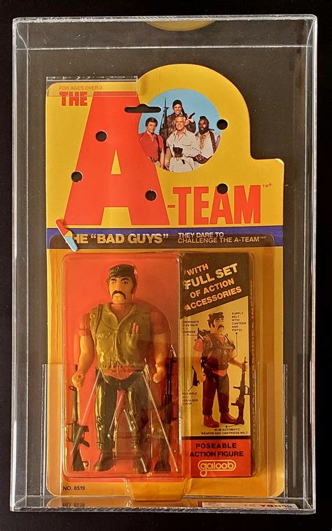 UKG-Graded MOC 1983 Galoob The A-Team Cobra Action Figure: Mint on