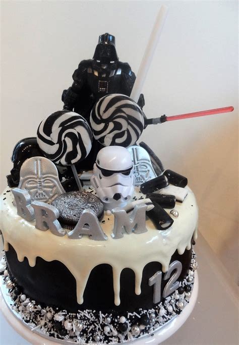 Versier Eens Een Taart Star Wars Birthday Cake Star Wars Cake Star