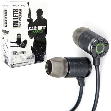 Munitio MW3 Special Edition Nines 9mm In Ear Earbuds Call Of Reverb