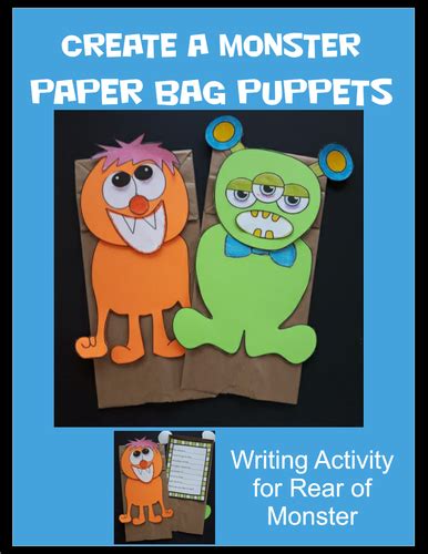 Create A Monster Paper Bag Puppets Teaching Resources
