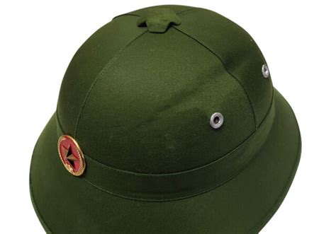 Original Genuine Helmet Cap Hat Vietcong Armored Vietnam War Jungle