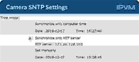Ntp Network Time Guide For Video Surveillance