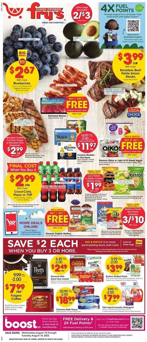 Frys Az Weekly Ad Flyer Specials August 10 To August 16 2022