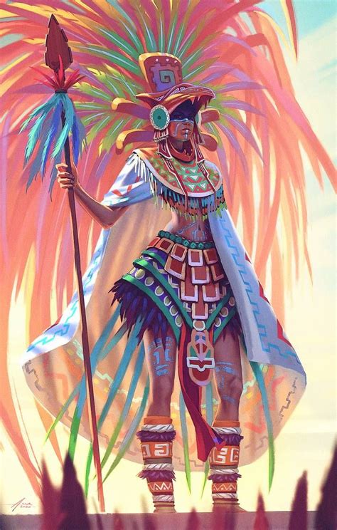 Aztec Warrior By Asur Misoa On Deviantart Obras De Arte Mexicano