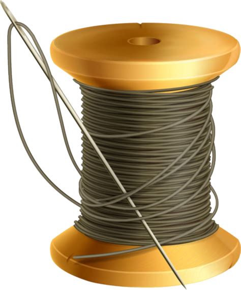 Thread And Needle Png Transparent Image Download Size 873x1050px