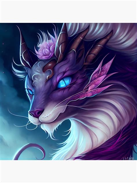 Anime Cat Dragon 16 Sticker For Sale By Aibroughttolife Redbubble