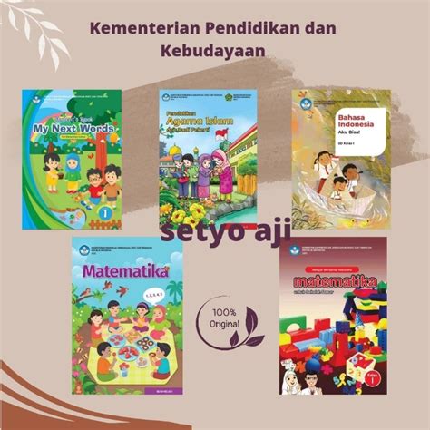 Jual Buku Siswa Sd Kelas 1 Kurikulum Merdeka Diknas Shopee Indonesia