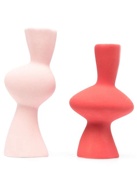Anissa Kermiche Pink And Red Venus And Mercury Salt And Pepper Shakers