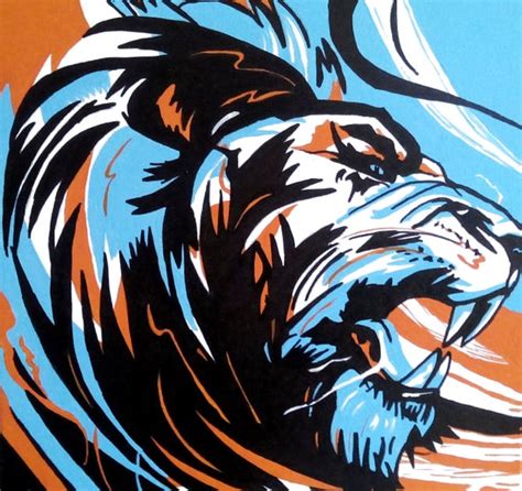 Download lion profile images and photos. Items similar to Lion acrylic painting (Gamer pic) on Etsy