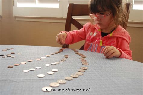 Preschool Math Counting Coins Mess For Less