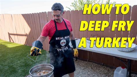 how to deep fry a turkey step by step guide youtube