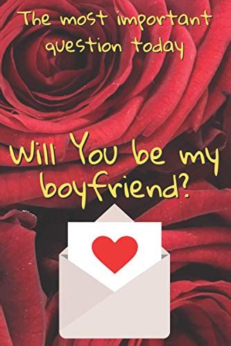 Will You Be My Boyfriend Sketchbook Valentines Day T Great For
