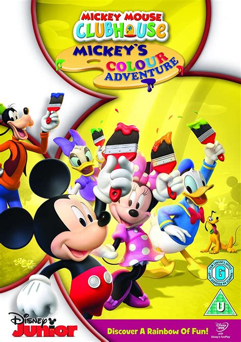 Mickey Mouse Clubhouse Mickeys Colour Adventure Dvd Uk