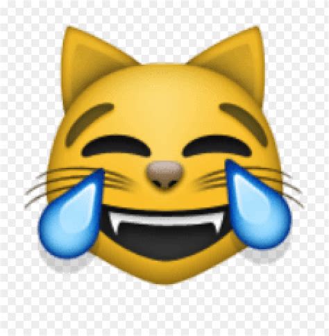 Download ios emoji cat face with tears of joy png - Free PNG Images