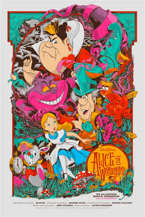 Alice In Wonderland 1951 Disney Cartoon Movie Poster Print 47