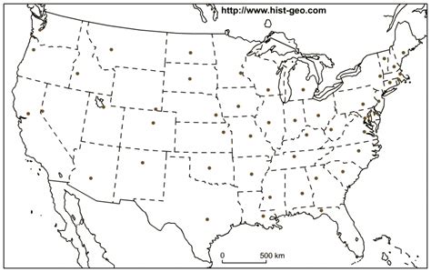 Free Printable Usa Map With States And Capitals Printable Us Maps