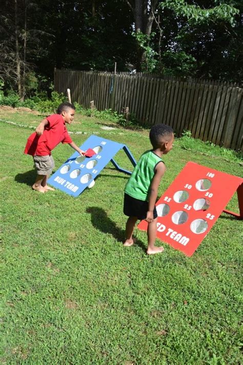 How To Make A Diy Backyard Bean Bag Toss Game