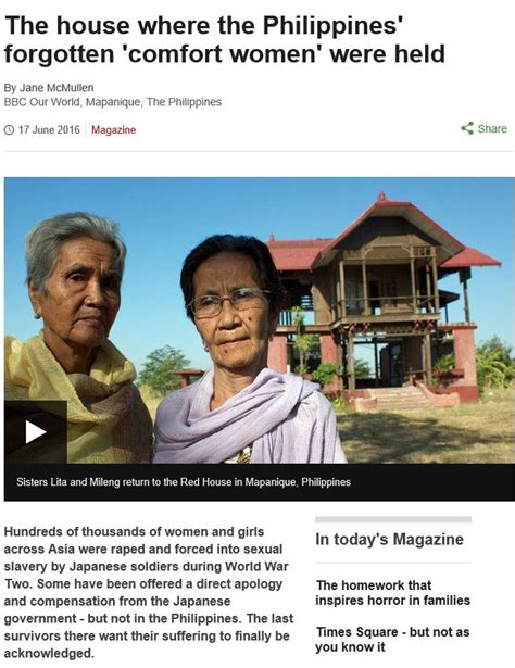The House Where The Philippines Forgotten ‘comfort Women Were