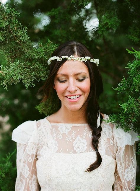 Baby breath flowers for hair near me. Beautiful & Boho Bridal Flower Crowns : Chic Vintage Brides