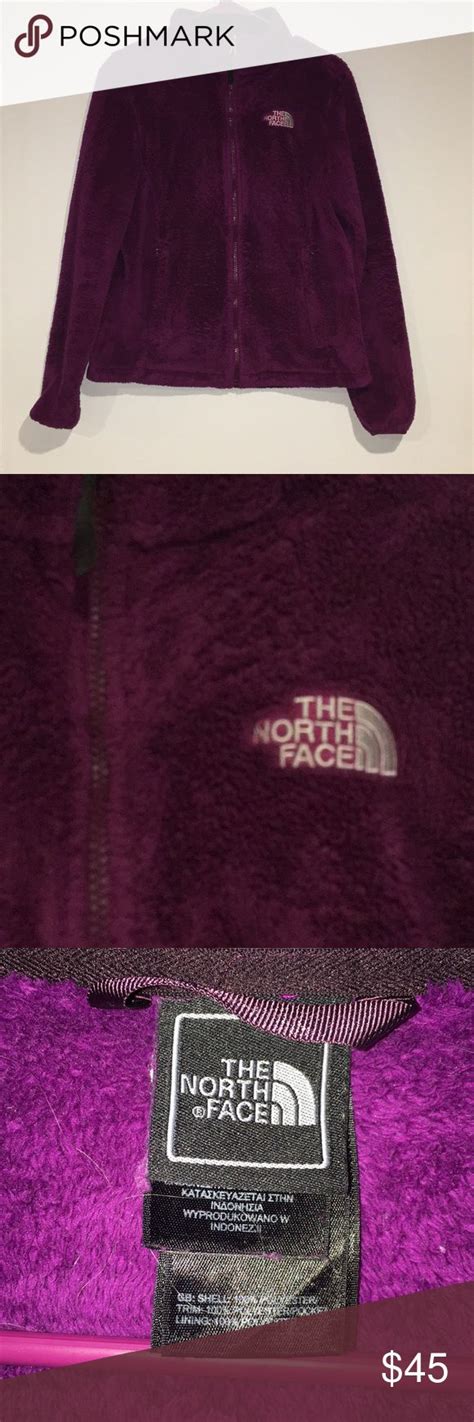the north face purple fuzzy jacket sz m fuzzy jacket jackets clothes design