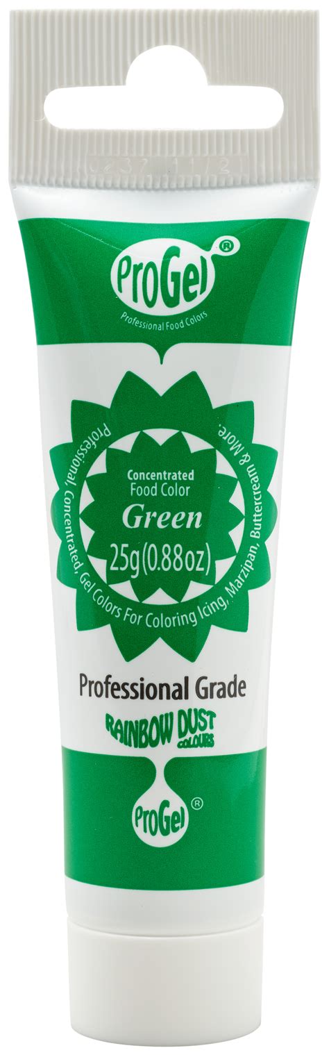 Green Rainbow Dust Progel Food Color Premium Gel Color Decopac