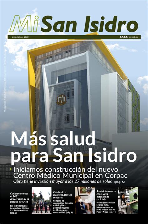 Calaméo Mi San Isidro Julio 2022