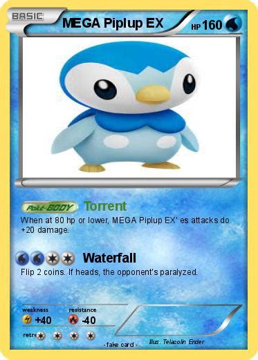 Jul 12, 2021 · piplup is the most selected sinnoh starter pokémon in the anime, being the starter pokémon of dawn, kenny, and tyler. Pokémon MEGA Piplup EX 1 1 - Torrent - My Pokemon Card