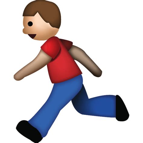 Download Man Running Emoji Emoji Island
