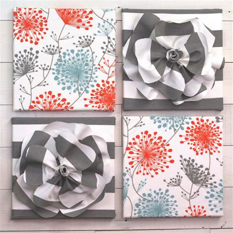 DIY Fabric Wall Art – Craft Box Girls