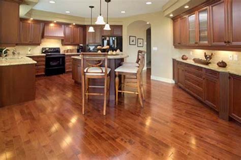 Wood or stone, marble or tile, the modern man deserves to reign over his kitchen, from floor to ceiling. Best Floor for Kitchen Design - HomesFeed