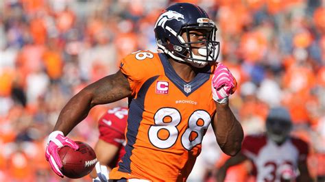 Demaryius thomas is a wide receiver who has played in the nfl since 2010, primarily for the denver broncos. Broncos agree to trade WR Demaryius Thomas, seventh-round pick to Texans for fourth- and seventh ...