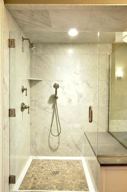 These layers create a hard surface but not one that can stand up. Cultured Marble Shower Walls Installation Idea Traditional Bathroom By All Tile | Marble shower ...