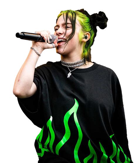 Singer Billie Eilish Transparent Images Png Png Mart