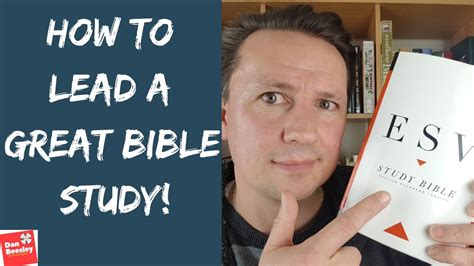 How To Lead A Bible Study Youtube