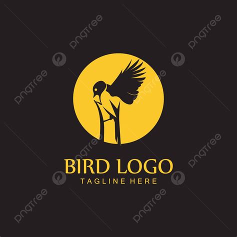 Bird Logo Vector Icon Design Template Silhouette Design Creative Vector