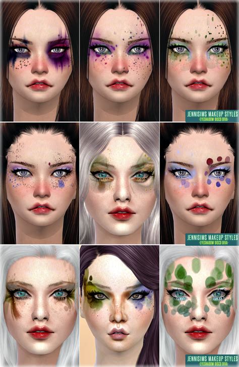 My Sims 4 Blog Disco Diva Makeup By Jennisims