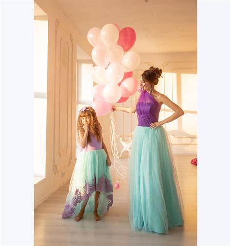 Matching Ariel Dresses Mommy And Me Dress Little Mermaid Party