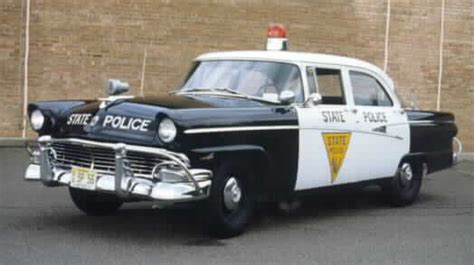 Nj New Jersey State Police 1956 Ford Police Cars Old Police Cars