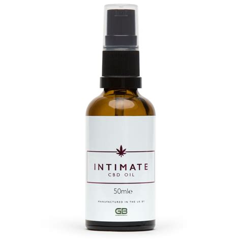 Intimate Cbd Massage Oil 50ml Lovehoney Uk
