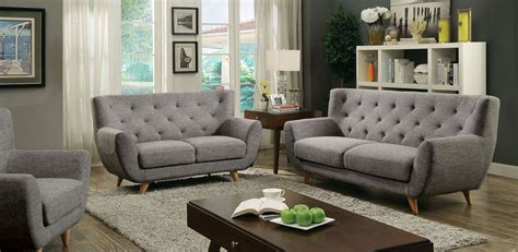 Carin Light Gray Living Room Set Cm6134lg Sf Furniture Of America