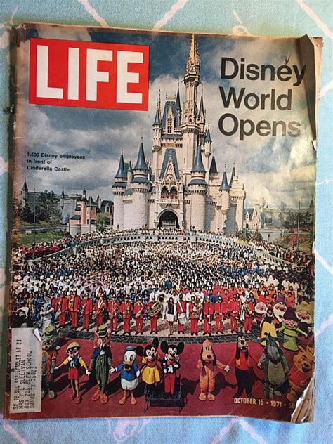 Life Magazine Disney World Opens Life Magazine Covers Life Cover